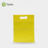 Tas-Spunbond-Oval–Kuning-25×35-Cm–Sisi-Depan