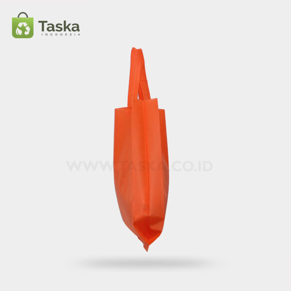Tas Press Spunbond Handle – Orange 30×40 Cm – Sisi Kanan