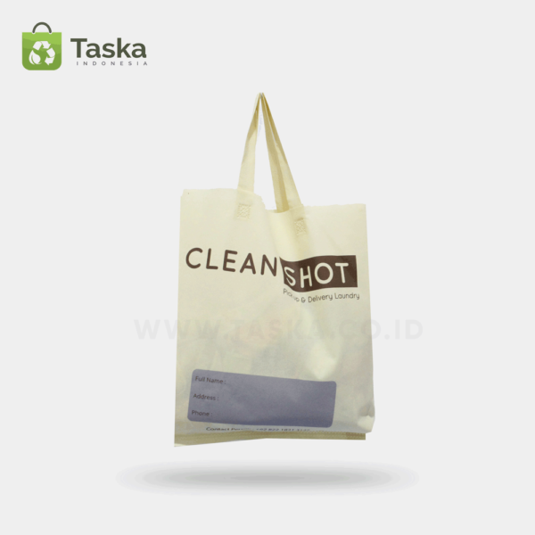 Tas Spunbond Custom Clean Shot Sisi Depan